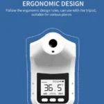 K3 Pro Handsfree Non-contact Forehead Body Light-sensitive Distance Sensor Infrared Thermometer, 2.8 inch LCD Display Screen - Image 7