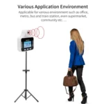 KF150 Long-distance Handsfree Non-contact Forehead Body Light-sensitive Distance Sensor Infrared Thermometer, 2.8 inch LCD Display Screen - Image 5