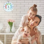 Mini Round Clock-shaped Indoor Outdoor Hygrometer Humidity Thermometer Temperature Meter with Hanging Ring - Image 5