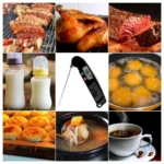 TS-BY52-B Kitchen Food Cooking BBQ Foldable Waterproof Probe Thermometer(Black) - Image 7