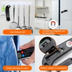 TS-BY54 Kitchen Food Cooking BBQ Foldable Waterproof Probe Thermometer(Black) - Image 6