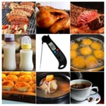 TS-BY54 Kitchen Food Cooking BBQ Foldable Waterproof Probe Thermometer(Black) - Image 7