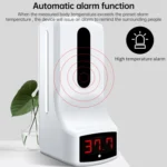 K9 Pro Handsfree Non-contact Body Light-sensitive Distance Sensor Thermometer + 1000ml Automatic Non-contact Liquid Soap Dispenser with Base Mount - Image 7