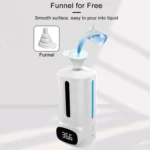 K9 Pro Plus Handsfree Non-contact Body Thermometer + 1000ml Automatic Non-contact Liquid Soap Dispenser with Base Mount, 15 Languages Voice Broadcast - Image 7
