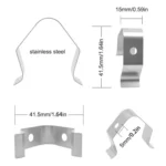 10 PCS Home Kitchen BBQ Grill Probe Holder, Specification: Single Hole Probe Holder - Image 4