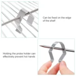 10 PCS Home Kitchen BBQ Grill Probe Holder, Specification: Single Hole Probe Holder - Image 5