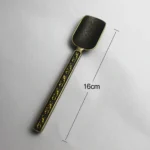 Copper-zinc Flower Pattern Tea Spoon Kungfu Teaism Accessories - Image 3