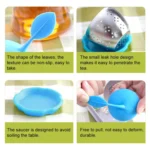 Stainless Steel Silicone Hanging Tea Bag Tea Strainers - Image 4