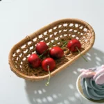 GP36 Rattan Braided Tea Drain Tool - Image 3