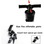 Stermay HT-114A 4000CC Two-way Hand-Pulled Air Pump Inflatable Boat Manual Inflator - Image 3