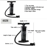Stermay HT-114A 4000CC Two-way Hand-Pulled Air Pump Inflatable Boat Manual Inflator - Image 4