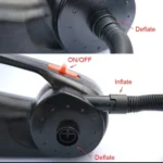 HT-338 Rechargeable Electric Air Pump Inflatable Boat Air Pump, EU Plug - Image 4