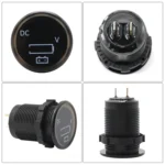 12 / 24V Car / Boat Battery Measurement Meter 5-30V Voltage and Electricity Meter - Image 5