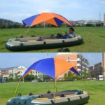 68349 Folding Awning Canoe Rubber Inflatable Boat Parasol Tent for 3 Person,Boat is not Included - Image 7