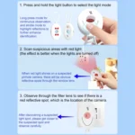 YCE-P49 Hotel Anti-candid Camera Detector Infrared Anti-candid Camera Monitoring Detector - Image 9