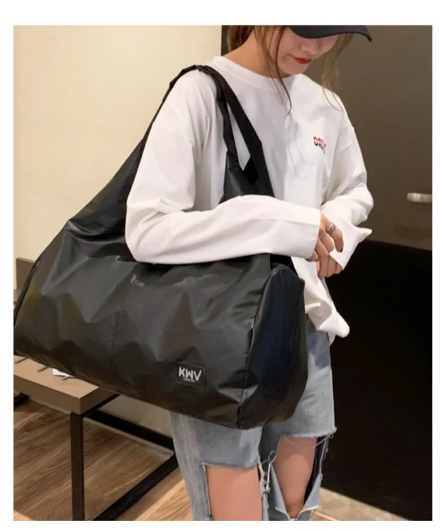 ZY11857529B_3.webp Soft Nylon Cloth Shoulder Sports Gym Yoga Handbag - Image 4