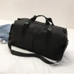 Soft Nylon Cloth Shoulder Sports Gym Yoga Handbag - Image 2