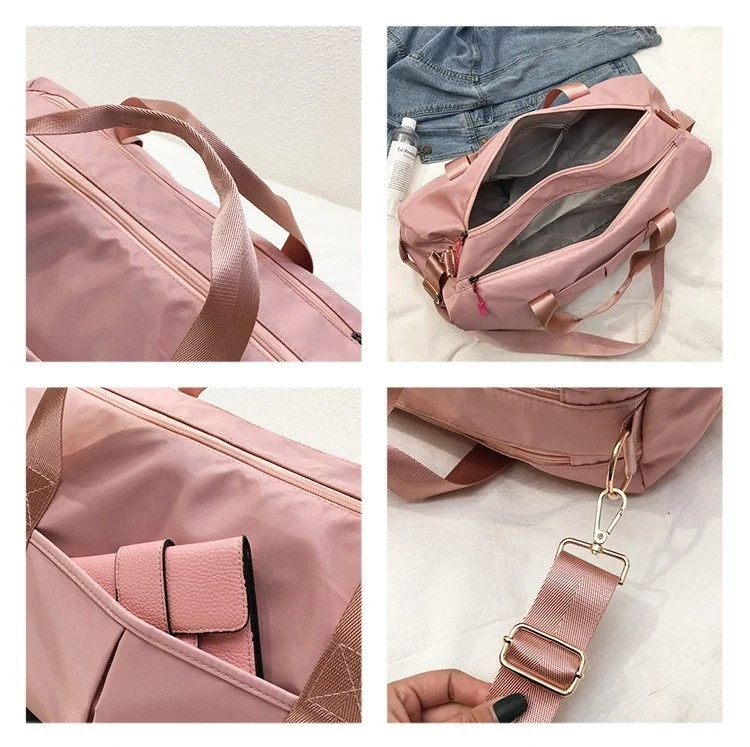 ZY12173225B_10.webp Soft Nylon Cloth Shoulder Sports Gym Yoga Handbag - Image 11