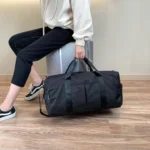 Soft Nylon Cloth Shoulder Sports Gym Yoga Handbag - Image 3