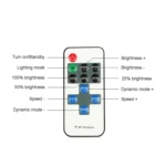 YWXLLight Dimmable Light Strip Kit, SMD 2835 5m LED Ribbon, Waterproof for Indoor , 11key Remote Control LED Strip Lamp 300LEDs UK Plug - Image 6