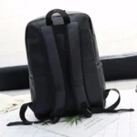 Wide Strap Casual PU Leather Double-shoulder Bag Messenger Bag for Men - Image 3