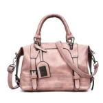 Fashion Casual Retro Oil PU Shoulder Bag Ladies Handbag Messenger Bag - Image 2
