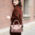 Fashion Casual Retro Oil PU Shoulder Bag Ladies Handbag Messenger Bag - Image 3