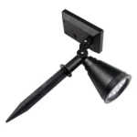 Solar Lights 2-in-1 Waterproof 4 LED Solar Spotlight Adjustable Wall Light Landscape Light Security Lighting - Image 3