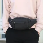 Pure Color Multi-function Pockets Waterproof Chest Bag Waist Sports Bag - Image 7