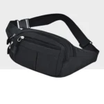 Pure Color Multi-function Casual Pockets Waterproof Chest Bag Waist Sport Bag - Image 2