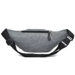 Pure Color Multi-function Casual Pockets Waterproof Chest Bag Waist Sport Bag - Image 4