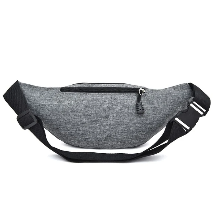 ZY14280284B_3.webp Pure Color Multi-function Casual Pockets Waterproof Chest Bag Waist Sport Bag - Image 4