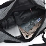 Pure Color Multi-function Casual Pockets Waterproof Chest Bag Waist Sport Bag - Image 5