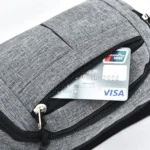 Pure Color Multi-function Casual Pockets Waterproof Chest Bag Waist Sport Bag - Image 6
