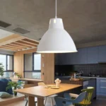 Simple Modern Aluminum Industrial and Mining Engineering Fresh Fruit Market Chandelier with 15W LED Warm White Light Source - Image 4