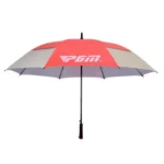 PGM 53 inch Golf Sun Protection Automatic Umbrella(Red) - Image 2