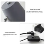 LED Eye-caring Table Lamp Modern Creative Minimalist Bedroom Bedside Lamp Student Study Table Lamp - Image 3