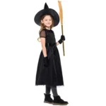 Black Gauze Little Witch Costume, Halloween Cosplay Witch Costume - Image 3