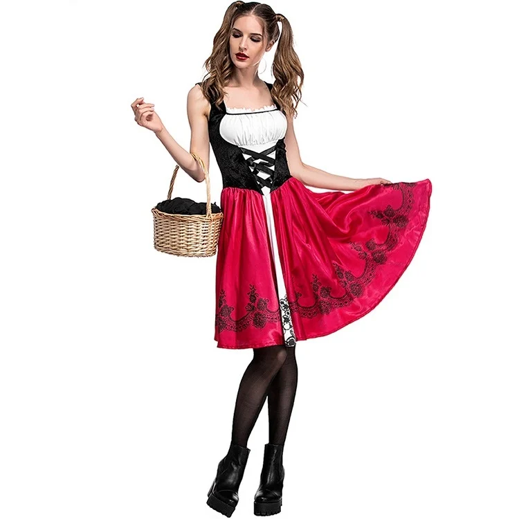 ZY45945231AA_2.webp Little Red Riding Hood Costume For Adults Cosplay - Image 3