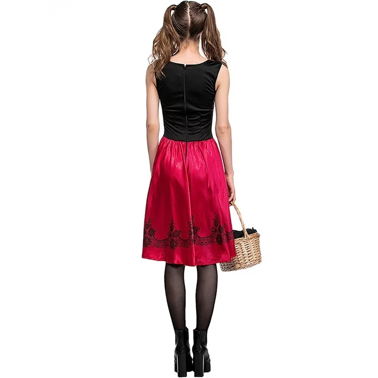 ZY45945231AA_3.webp Little Red Riding Hood Costume For Adults Cosplay - Image 4