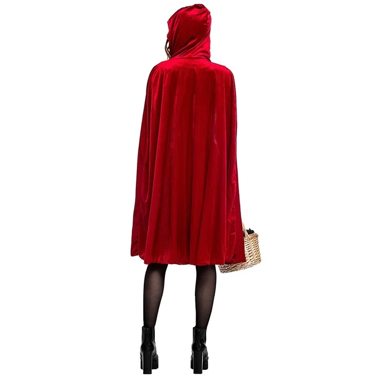 ZY45945231AA_4.webp Little Red Riding Hood Costume For Adults Cosplay - Image 5