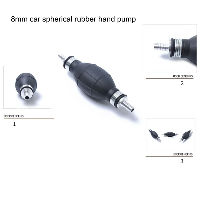 ZY6357722_3.webp 8mm Car Spherical Rubber Car Boat Motorcycle Gasoline Pump Crude Oil Pump Hand Pump - Image 4