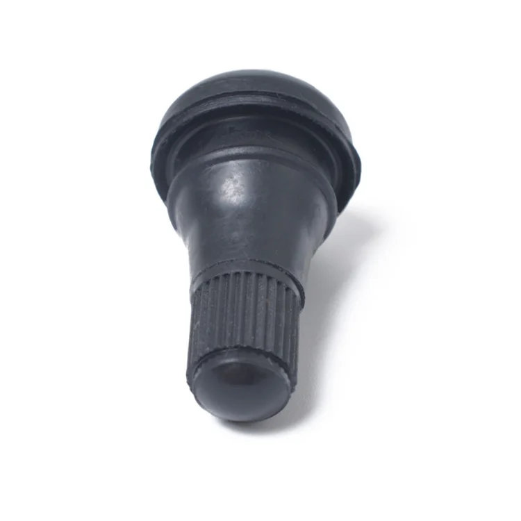 ZY6412184_4.webp Snap-in Short Black Rubber Valve Stem (TR412) with Valve Core Wrench for Tubeless 0.453 Inch 11.5mm Rim Holes on Standard Vehicle Tires - Image 5