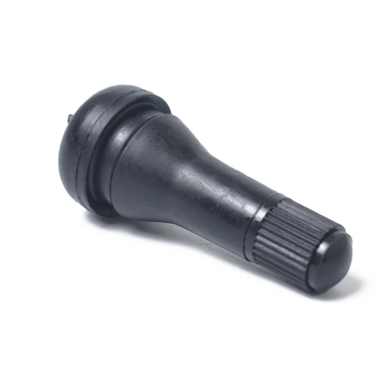ZY6415110_3.webp Snap-in Short Black Rubber Valve Stem (TR413) 4-Pack with Valve Core Wrench for Tubeless 0.453 Inch 11.5mm Rim Holes on Standard Vehicle Tires - Image 4