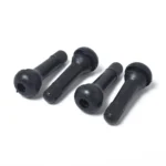 Snap-in Short Black Rubber Valve Stem (TR414) 4-Pack with Valve Core Wrench for Tubeless 0.453 Inch 11.5mm Rim Holes on Standard Vehicle Tires - Image 3