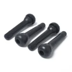 Snap-in Short Black Rubber Valve Stem (TR418) 4-Pack with Valve Core Wrench for Tubeless 0.453 Inch 11.5mm Rim Holes on Standard Vehicle Tires - Image 3