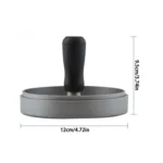 Household Food Grade Aluminum Alloy Kitchen Non-stick Coating Pressure Meat Patty Cake Hamburger Mold with 40 PCS Sided Silicone Papers - Image 4