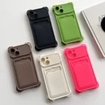 Shockproof Card Slot Frosted TPU Phone Case - Image 2