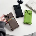 Shockproof Card Slot Frosted TPU Phone Case - Image 3