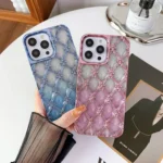 Star Flower Electroplated TPU Phone Case with Gradient Glitter Paper - Image 3